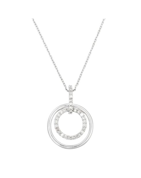 Takhli Diamant Anhänger aus 0,18 Karat Weißgold
