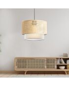 Suspension Ayd beige - 31x31x27 cm