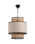 Suspension Ayd beige/noir - D.30x34 cm