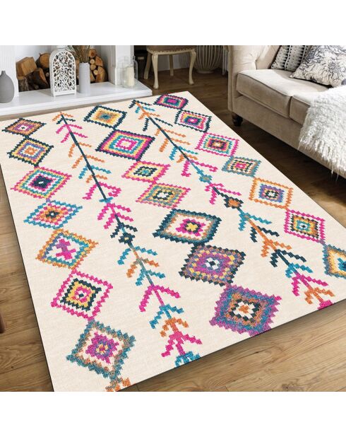 Tapis Raje multicolore