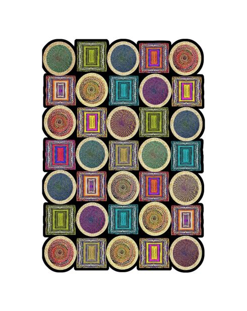 Tapis multicolore - 60x100 cm