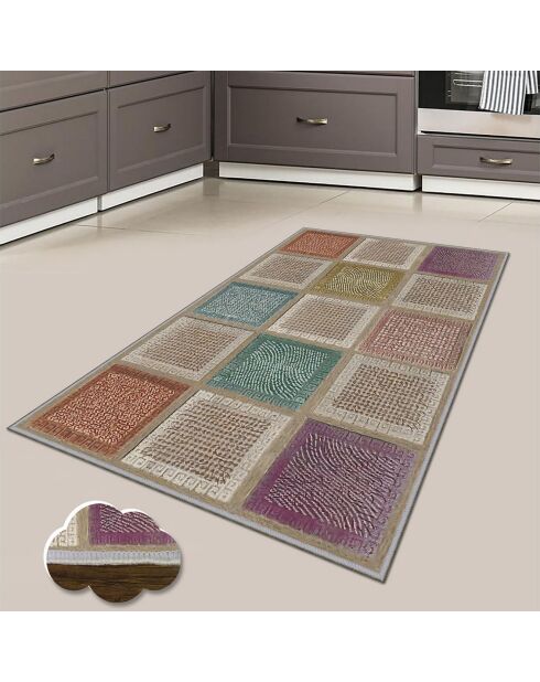 Tapis multicolore