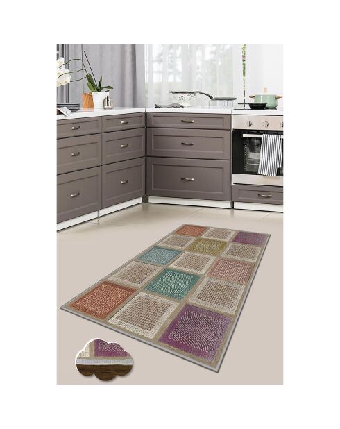 Tapis multicolore