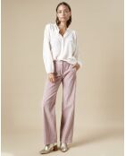 Pantalon en Velours côtelé Prago rosewood