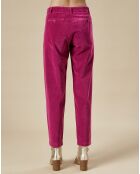 Pantalon en Velours Perfect magenta