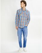 Chemise Regular Fit en Flanelle Western multicolore