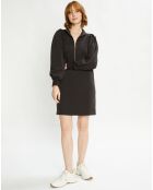 Robe Pull en Coton Bio mélangé zippée anthracite