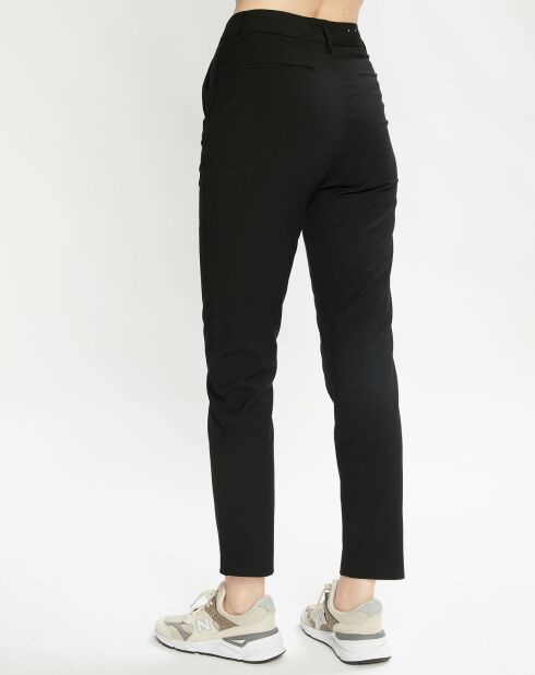 Pantalon Slim Fit fluide noir