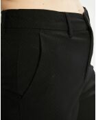 Pantalon Slim Fit fluide noir