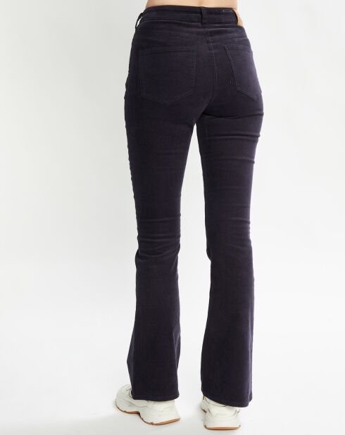 Pantalon en Velours Milleraies bleu foncé