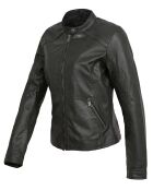 Chaqueta Cliona de piel negra