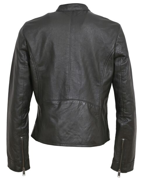 Chaqueta Cliona de piel negra