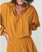 Chemise Loose Albane ocre