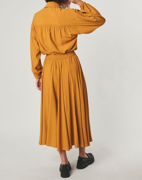 Camicia morbida Albane ocra