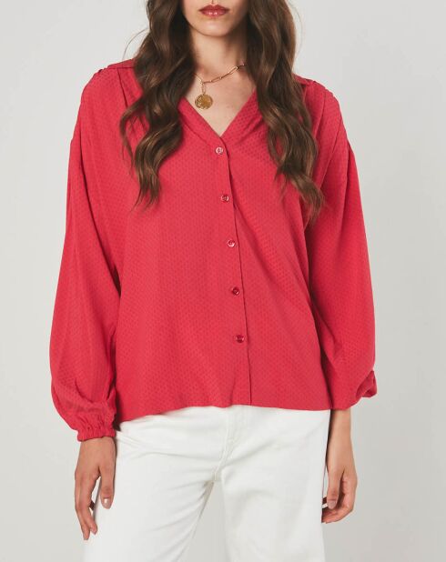 Camicia morbida rosa Albane