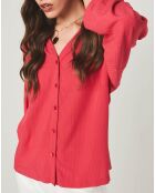 Chemise Loose Albane rose