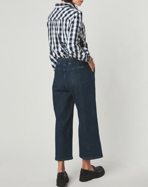 Blauwe elastische broek Dorothée