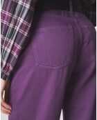 Pantalon en Denim Tifaine violet