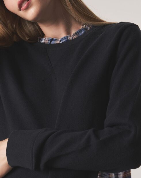 Maglione svasato Eva antracite