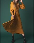 Robe Ajustée Albane ocre