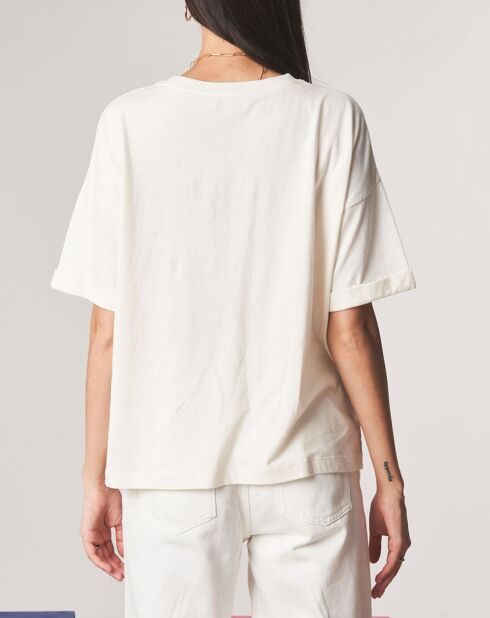 T-shirt Birth ecru Square