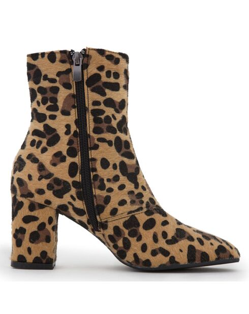 Bottines Tess léopard - Talon 7 cm