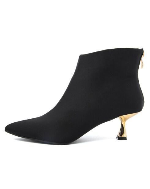 Bottines Julia noires - Talon 5.5 cm
