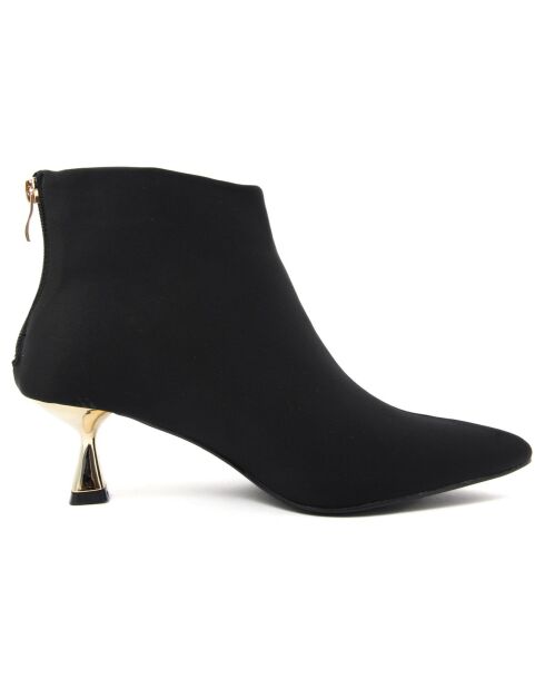 Bottines Julia noires - Talon 5.5 cm