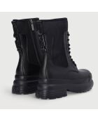 Boots en Cuir Montana noires