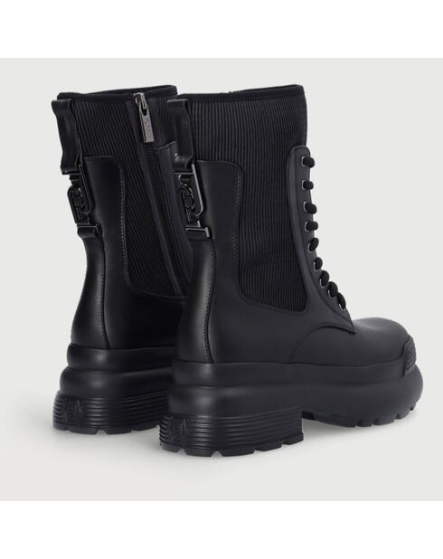 Boots en Cuir Montana noires