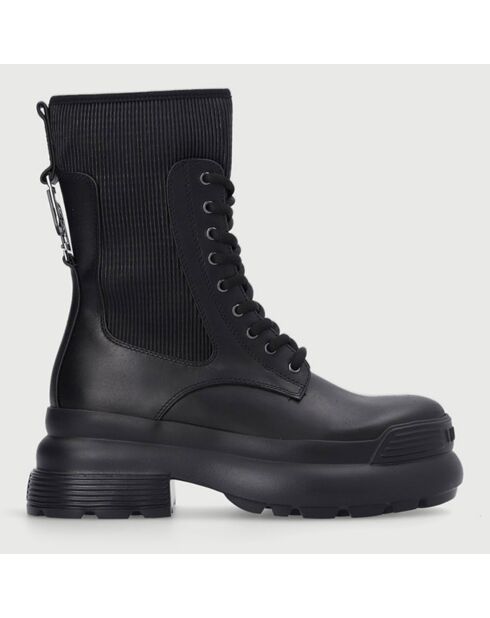 Boots en Cuir Montana noires