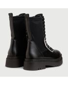 Boots en Cuir Lena noires