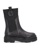 Boots en Cuir Roma noires