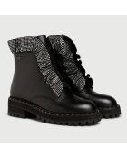 Boots en Cuir Calfo noires