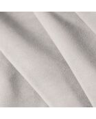 Canapé d'angle Gauche Velours Naima 4 Places gris clair - 316x166x85 cm