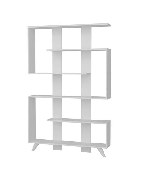 Bibliothèque Rain blanche - 120x162x20 cm