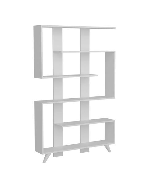 Bibliothèque Rain blanche - 120x162x20 cm