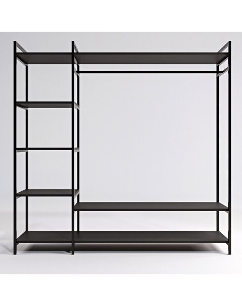Dressing Pamir noir -  85x180x35 cm