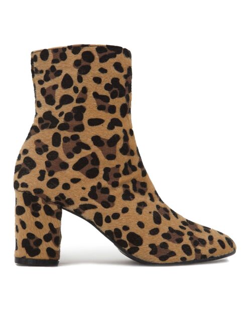 Bottines Tess léopard - Talon 7 cm