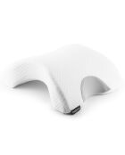 Oreiller Cervicales Viscoélastique pour Couple gris/blanc - 36x12.5x30.5 cm