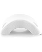 Oreiller Cervicales Viscoélastique pour Couple gris/blanc - 36x12.5x30.5 cm