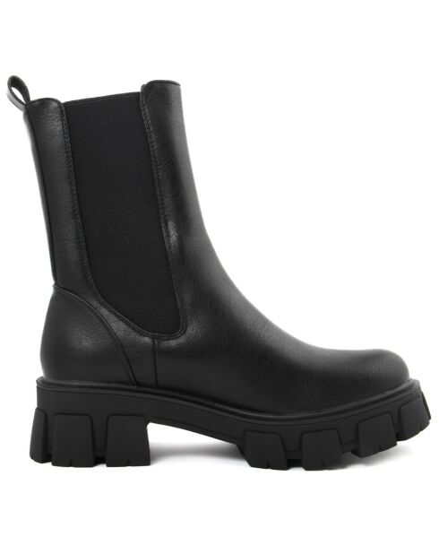 Anna schwarze Stiefel - 5 cm Absatz