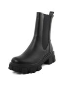 Boots Anna noires - Talon 5 cm