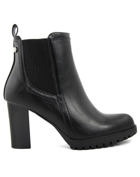Bottines Madeleine noires - Talon 8 cm