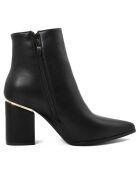 Bottines Louna noires - Talon 8 cm