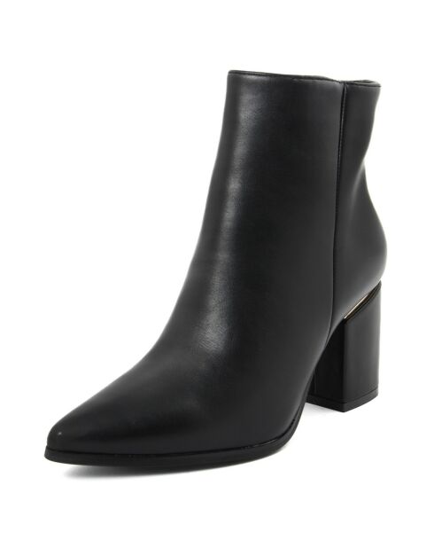 Bottines Louna noires - Talon 8 cm