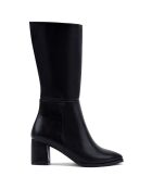 Bottes Océane noir - Talon 7 cm