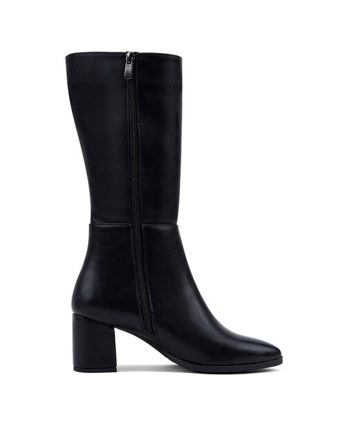 Bottes Océane noir - Talon 7 cm