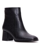 Bottines Lucie noires - Talon 6 cm
