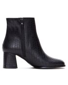 Bottines Lucie noires - Talon 6 cm